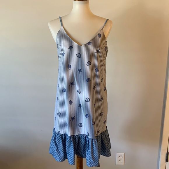 [MARAL Designs] Nautical Pattern Dress - Size Small - Picture 1 of 4